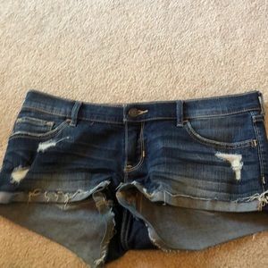 hollister denim shorts